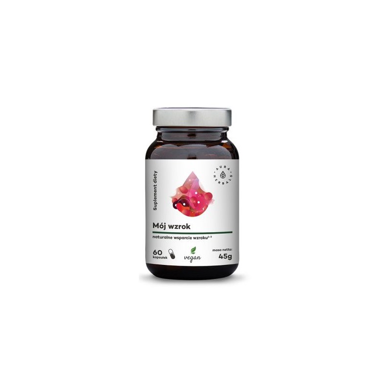 Aura Herbals Mój Wzrok Naturalne Wsparcie Wzroku 60 tab