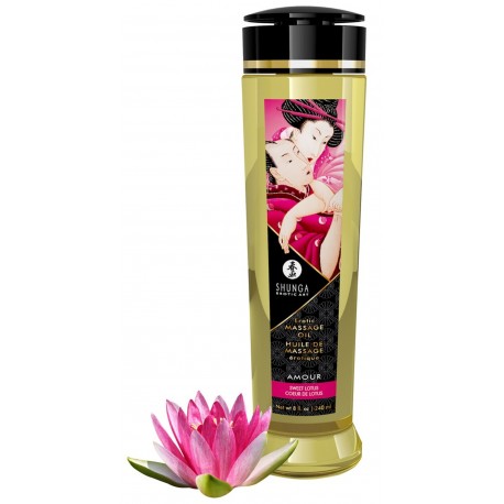 Massage Oil Amour - Sweet Lotus - Zapachu słodkiego lotosu 240 ml