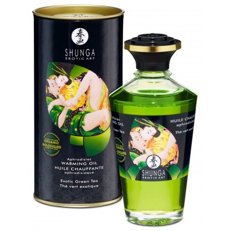 Warming Oil Exotic Green Tea - Olejek do masażu o aromacie zielonej herbaty 100 ml