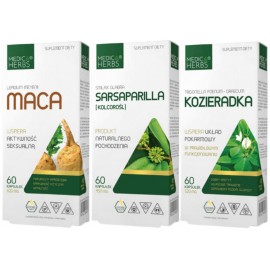 Medica Herbs Dla mężczyzn - Sarsaparilla + Maca + Kozieradka