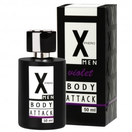 Perfumy X-Phero Body Attack Violet dla mężczyzn 50 ml