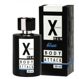 Perfumy X-Phero Body Attack Blue dla mężczyzn 50 ml