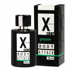 Perfumy X-Phero Body Attack Green dla mężczyzn 50 ml