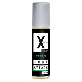 Perfumy X-Phero Body Attack Green dla mężczyzn 10 ml