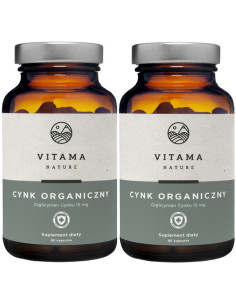 Vitama Cynk Organiczny 15mg 180 kap.