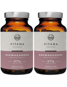 Vitama Ashwagandha 550mg 180 kap.