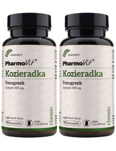 Pharmovit Kozieradka - Fenugreek 400mg 180 kap.