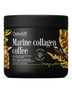 Ostrovit Kawa z kolagenem morskim - Kremowe Wafelki 150g
