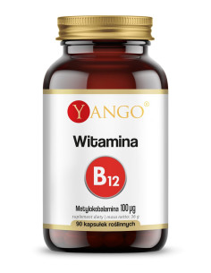 Yango Witamina B12 - Metylokobalamina 100ug 90 kap.