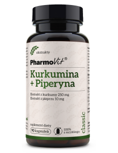 Pharmovit Kurkumina + Piperyna 90 kap.