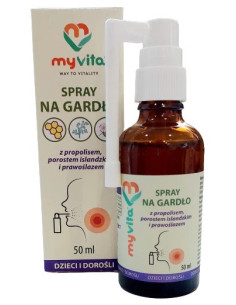 MyVita Spray na gardło dla dzieci i dorosłych 50ml