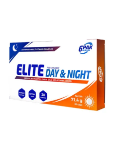 6PAK Witaminy na dzień i na noc - Vitamin Elite Day & Night 60 kap.