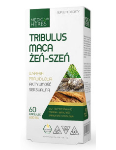 Medica Herbs Tribulus Maca Żeń-Szeń 60 kap.