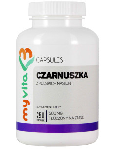 MyVita Olej z czarnuszki 500mg 250 kap.