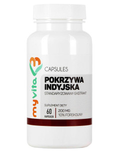 MyVita Pokrzywa indyjska 10% 200mg 60 kap.