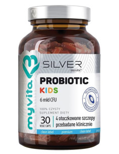 MyVita SILVER PURE 100% Probiotyk Kids 6mld 30 kap.