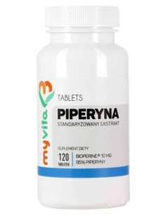 MyVita Piperyna 10mg Bioperine 120 tab.