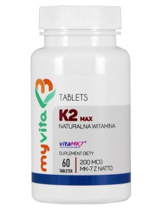 MyVita Witamina K2 MAX MK-7 z natto 60 tab.