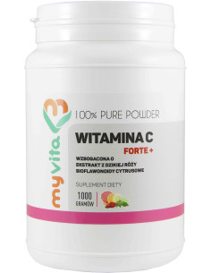 MyVita Witamina C FORTE Plus (wit.C+biofl.+roża) 1000g