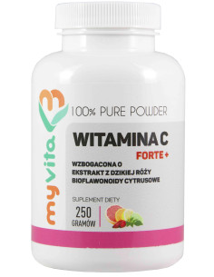 MyVita Witamina C FORTE Plus (wit.C+biofl.+roża) 250g