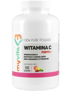 MyVita Witamina C FORTE Plus (wit.C+biofl.+roża) 500g