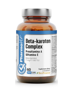 Pharmovit Beta-karoten Complex Prowitamina A Witamina E 60 kap.