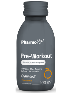 Pharmovit Pre-Workout Formuła przedtreningowa (pomarańcza) 100 ml.