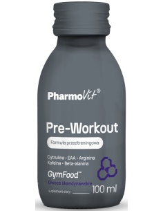 Pharmovit Pre-Workout Formuła przedtreningowa (owoce skandynawskie) 100 ml.