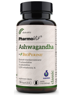 Pharmovit Ashwagandha + BioPerine® 90 kap.