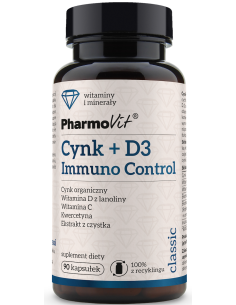 Pharmovit Cynk + D3 Immuno Control 90 kap.