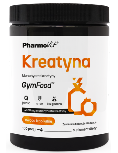 Pharmovit Kreatyna Monohydrat kreatyny 500 g (owoce tropikalne).