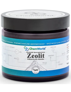 Chemworld Zeolit Klinoptylolit Naturalny ( 1 μm ) - 125 gram