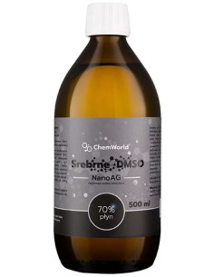 ChemWorld Srebrne DMSO 70% w formie płynu - 500 ml