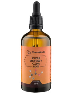 ChemWorld Kwas Octowy 80% CZDA - 100 ml