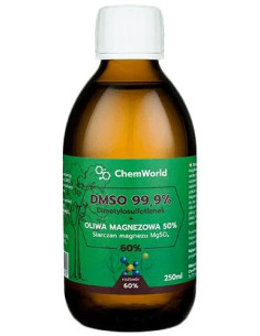 ChemWorld DMSO z Magnezem ( siarczan ) - roztwór 60% - 250 ml - Zielona