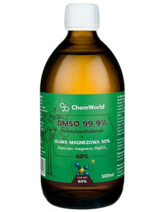 ChemWorld DMSO z Magnezem ( siarczan ) - roztwór 60% - 500 ml - Zielona