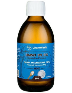 ChemWorld DMSO z Magnezem (chlorek) - roztwór 60% - 250 ml - Niebieska