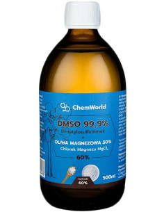 DMSO z Magnezem (chlorek) - roztwór 60% - 500 ml - Niebieska