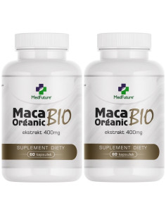 Medfuture Maca Organic BIO 400 mg 120 kapsułek