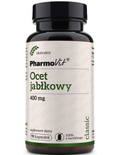 Pharmovit Ocet jabłkowy 400 mg 90 kap.