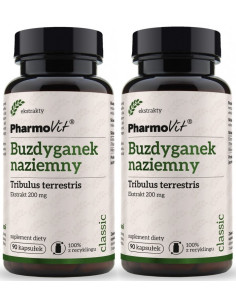 Pharmovit Buzdyganek Naziemny - Tribulus Terrestris 200mg 180 kap.