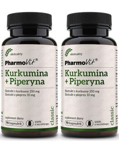 Pharmovit Kurkumina + Piperyna 180 kap.