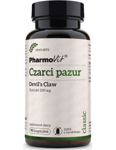 Pharmovit Czarci pazur Devil`s Claw 250 mg 90 kap.