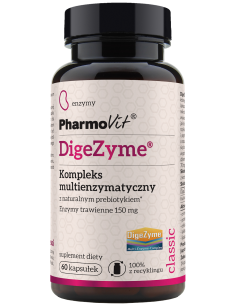 Pharmovit Digezyme® Kompleks multienzymatyczny 150 mg 60 kap.