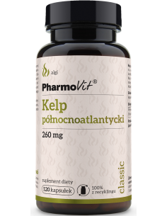 Pharmovit Kelp północnoatlantycki 260 mg 120 kap.