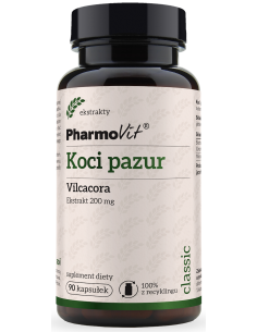 Pharmovit Koci pazur Vilcacora 200 mg 90 kap.