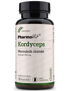 Pharmovit Kordyceps Maczużnik chiński 400 mg 90 kap.