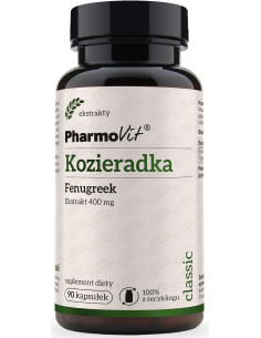 Pharmovit Kozieradka Fenugreek 400 mg 90 kap.