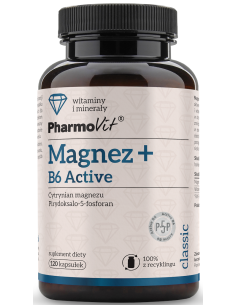 Pharmovit Magnez + B6 Active 120 kap.