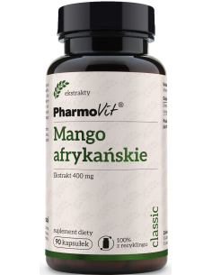 Pharmovit Mango afrykańskie 400 mg 90 kap.